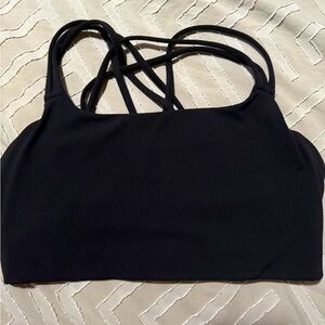 Athleta Black Strappy Bandeau